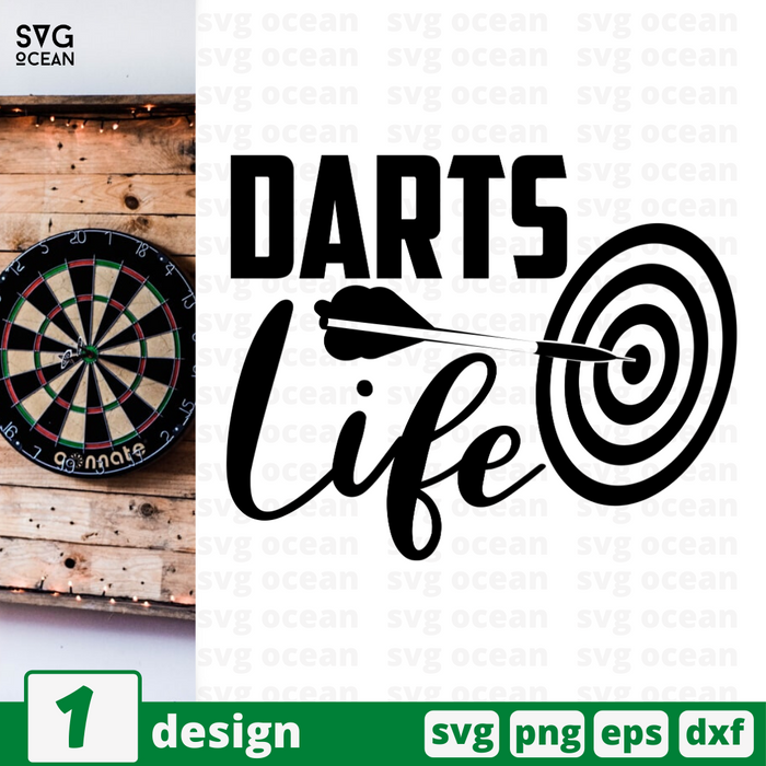 Darts life SVG vector bundle - Svg Ocean