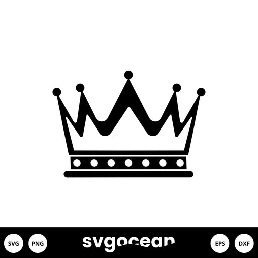 King And Queen Crowns SVG vector for instant download - Svg Ocean — svgocean,  queen and king