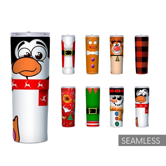 Christmas Elf Tumbler Sublimation Graphic by SvgOcean · Creative Fabrica