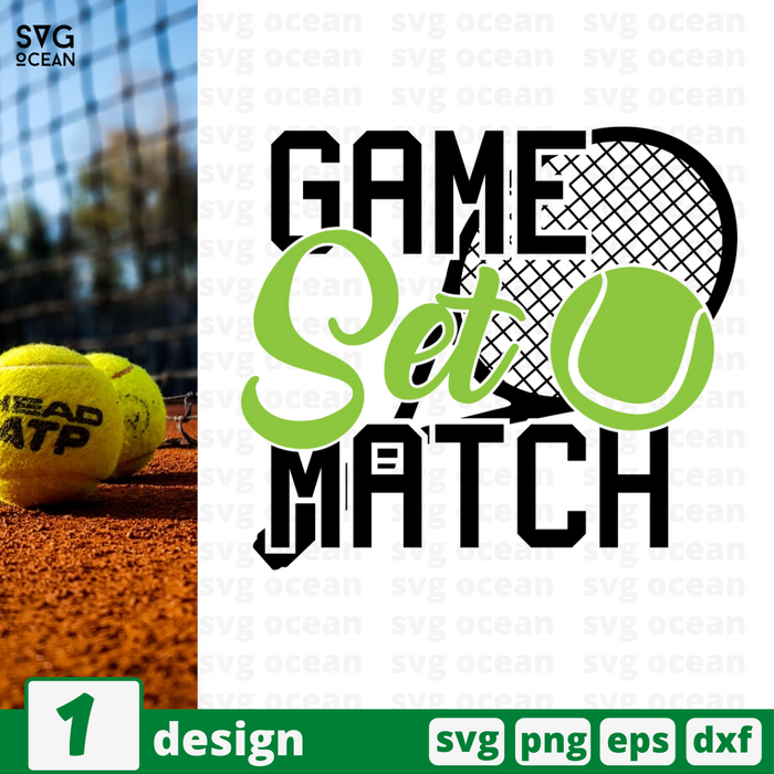 Game set match SVG vector bundle - Svg Ocean