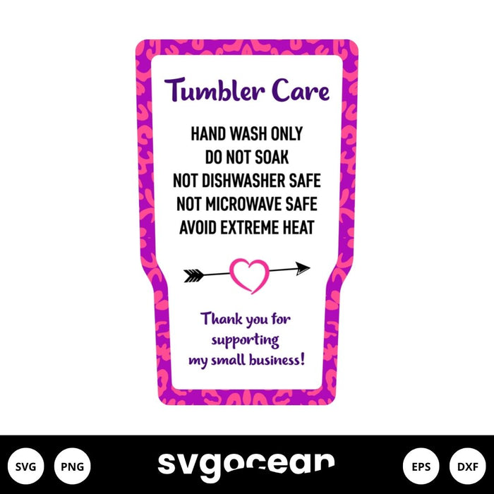 Tumbler Care Cards SVG Bundle vector for instant download - Svg Ocean — svgocean tumbler-care-cards-svg-bundle-vector-for-instant-download-svg-ocean-svgocean