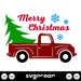 Truck With Christmas Tree Svg - Svg Ocean