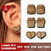Laser cut wood earrings - svgocean