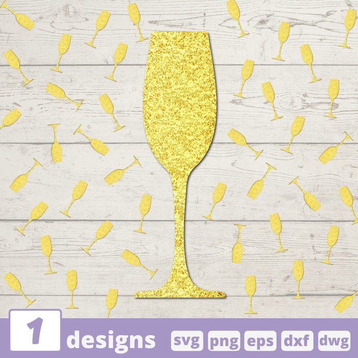 Champagne Confetti SVG - Svg Ocean