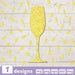 Champagne Confetti SVG - Svg Ocean