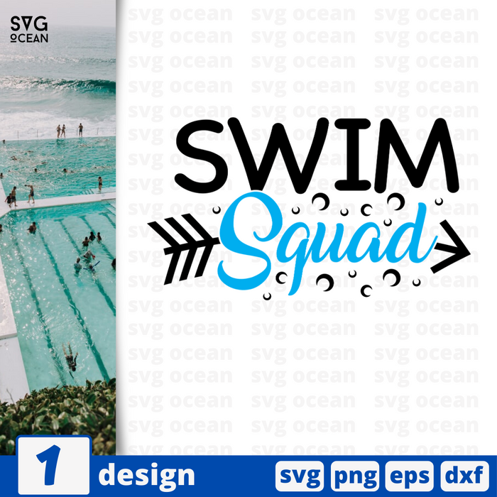 Swim squad SVG vector bundle - Svg Ocean