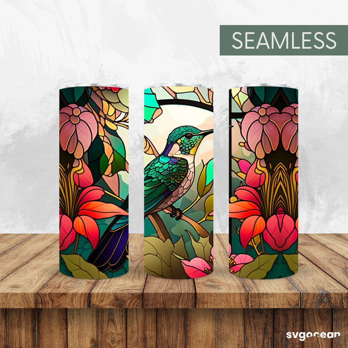 Hummingbird Tumbler Sublimation - svgocean