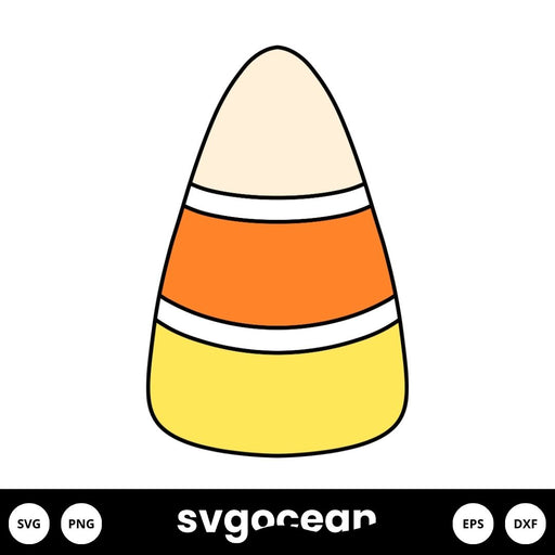 Candy Corn Svg - Svg Ocean