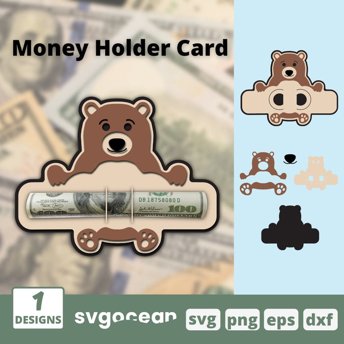 Money Holder Card Svg Bundle - Svg Ocean