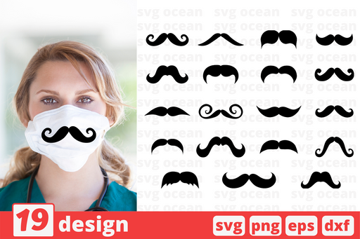 Mustache svg cut files - Svg Ocean