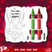 Valentines Day Rabbit Coloring Card Svg Bundle - svgocean