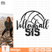 Volleyball sis SVG vector bundle - Svg Ocean