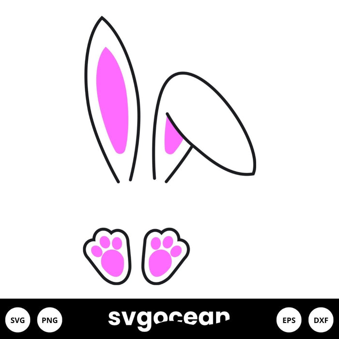 Bunny Ears Svg Vector For Instant Download Svg Ocean Svgocean Bunny ears svg vector for instant download svg ocean svgocean