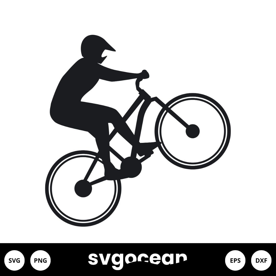 Mountain Bike Svg vector for instant download
