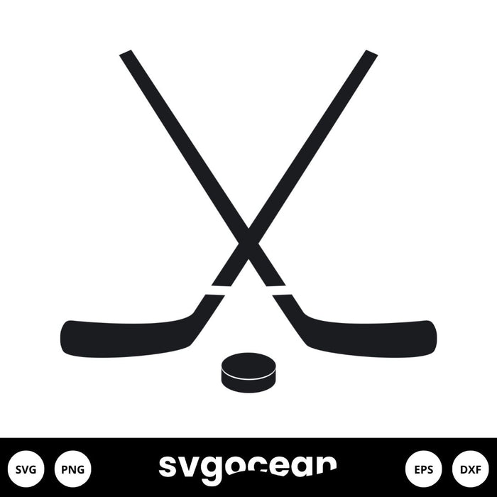 Hockey SVG Cut Files - Free Download — svgocean