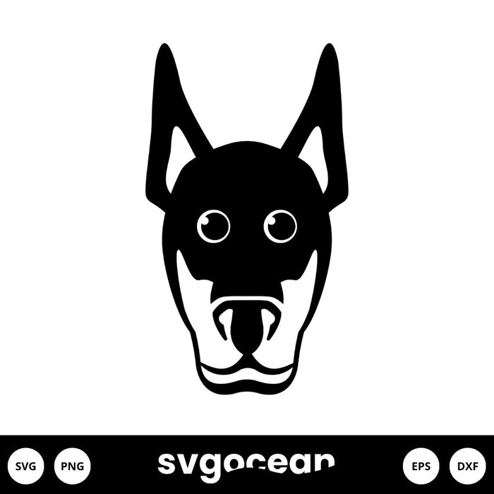 Doberman Svg - Svg Ocean