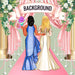 Bride and Bridesmaid Creator Clipart - Svg Ocean