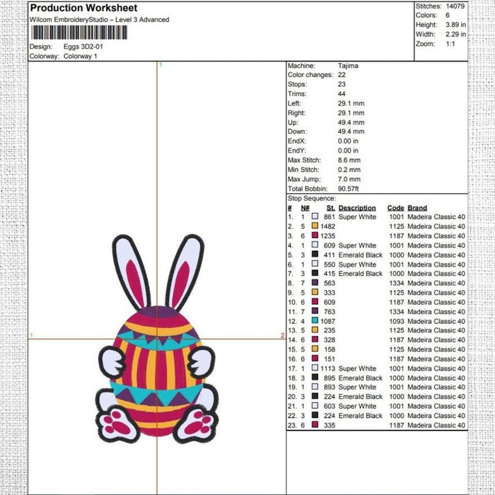 Easter Egg 3 Embroidery Designs - Svg Ocean