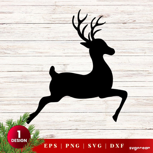Christmas Deer Decoration - Svg Ocean
