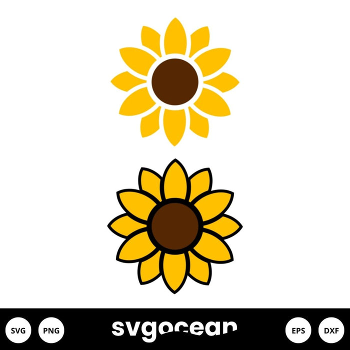 Sunflower Free SVG - Svg Ocean