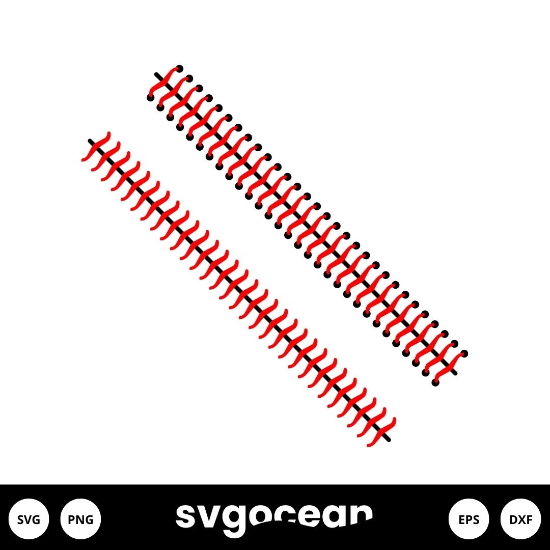 Baseball Thread SVG vector for instant download - Svg Ocean — svgocean