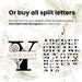 Flower Split Monogram Letter Y SVG - Svg Ocean