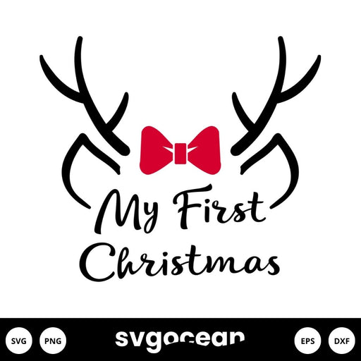 First Christmas Svg - Svg Ocean