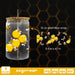 Honeycomb Can Glass Wrap SVG - Svg Ocean