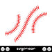 Baseball Stitching SVG - Svg Ocean