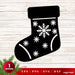 Christmas Sock Cut File - Svg Ocean