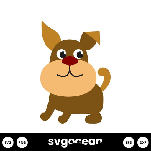 Cute Dog Svg - Svg Ocean