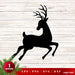 Christmas Deer Silhouette - Svg Ocean