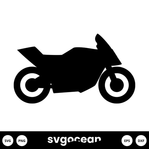 Silhouette Motorcycle Svg - Svg Ocean