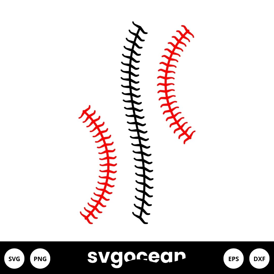 Texas Flag Baseball Stitches Svg Png Dxf Cut Files