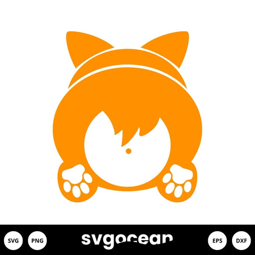 Corgi Butt Svg - Svg Ocean