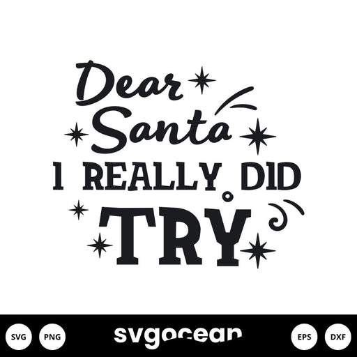 Dear Santa Svg - Svg Ocean