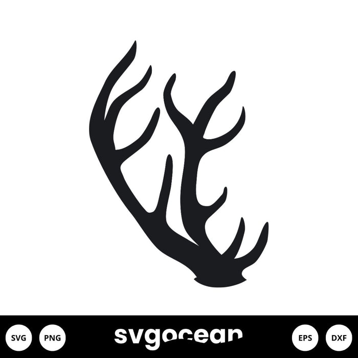 Deer Antler Svg - Svg Ocean