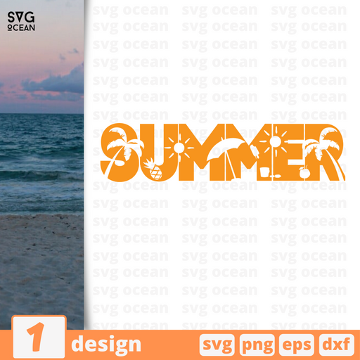 Summer SVG vector bundle - Svg Ocean