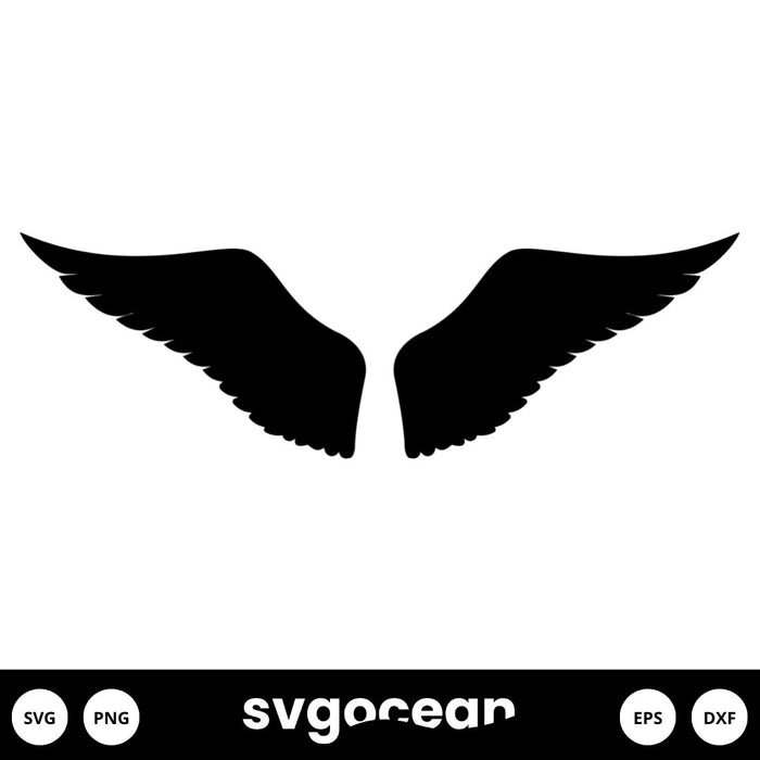 Angel Wings Svg vector for instant download - Svg Ocean — svgocean