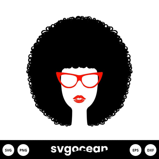 African American Woman Svg - Svg Ocean