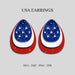 USA Earrings SVG Bundle - Svg Ocean