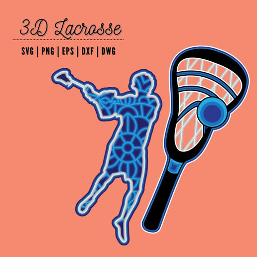 3D Lacrosse SVG Bundle - Svg Ocean