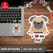 Pug Sticker SVG - svgocean