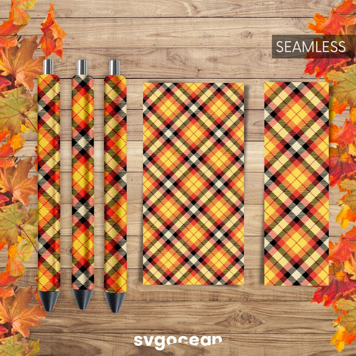 Pen Wraps Buffalo Plaid Bundle - Svg Ocean