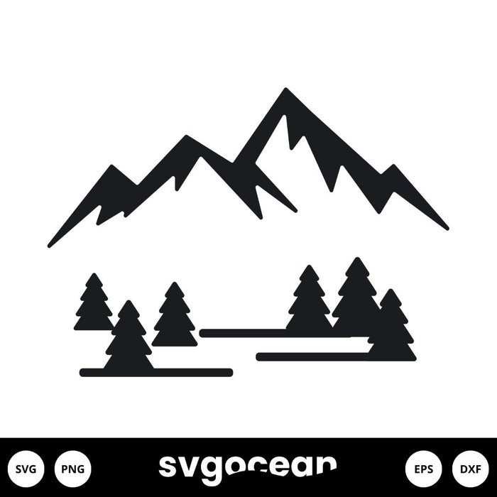 Mountain Svg Bundle - Svg Ocean