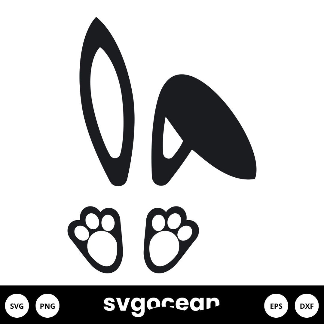 Bunny Svg Bundle Vector For Instant Download Svg Ocean Svgocean Bunny svg bundle vector for instant download svg ocean svgocean