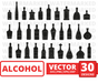 Alcohol silhouette svg
