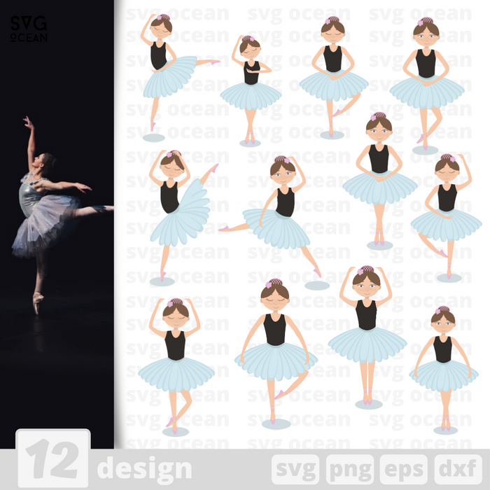 Ballerina SVG files for cricut - Svg Ocean