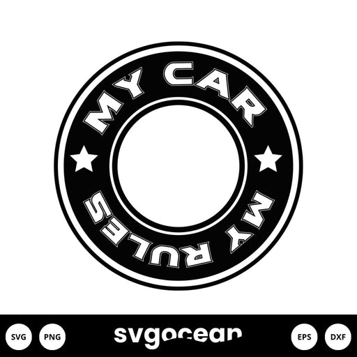 Car Sticker Svg - Svg Ocean