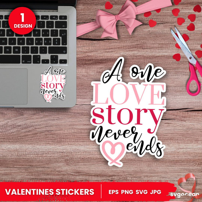 Valentines Day sticker - svgocean